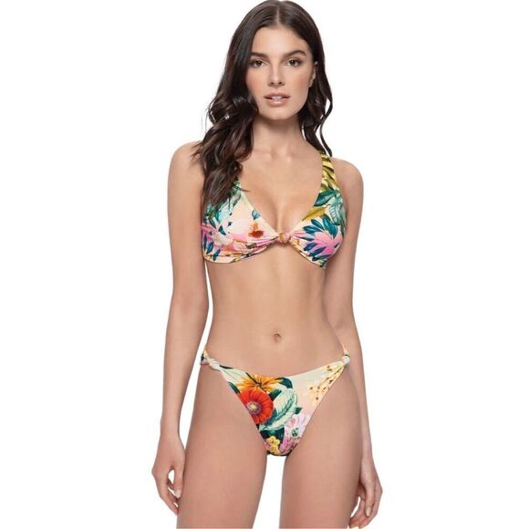 New. Pilyq reversible tropical print bikini. Retails $156. S-bottom/M-top - Picture 9 of 14